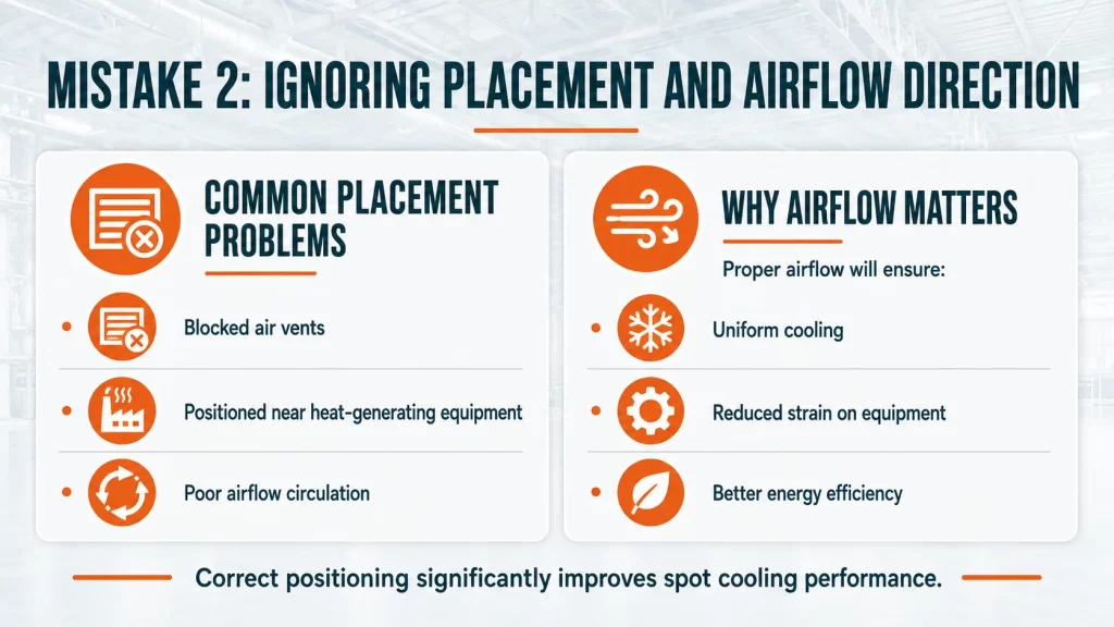 Mistake 2 Ignoring Placement and Airflow Direction
