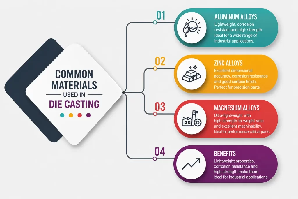 Common Materials Used in Die Casting