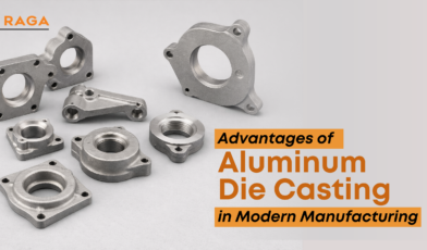 Aluminum die casting components showcasing precision-machined metal parts, highlighting advantages of die casting in modern manufacturing and industrial production.
