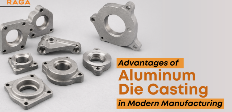 Aluminum die casting components showcasing precision-machined metal parts, highlighting advantages of die casting in modern manufacturing and industrial production.