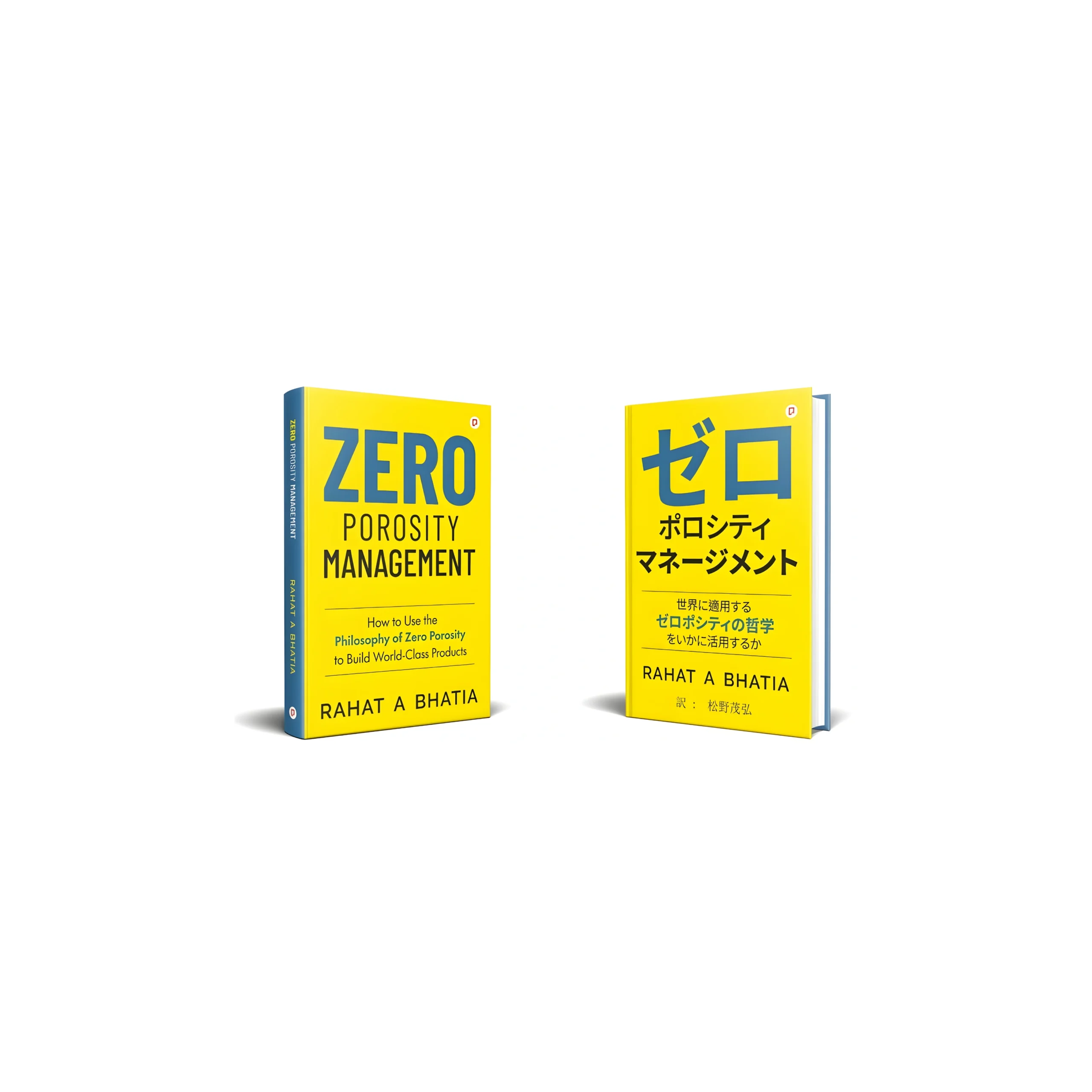 English and Japanese editions of Zero Porosity Management