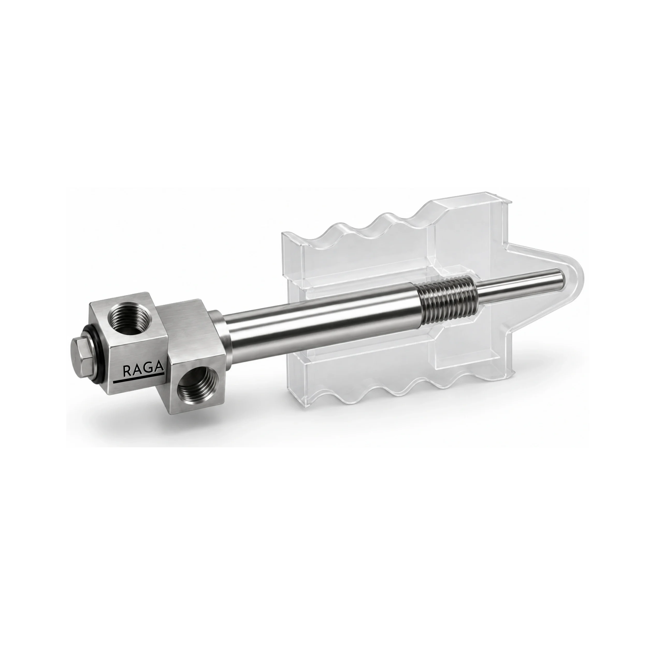Spot cooler installed in an insert cavity